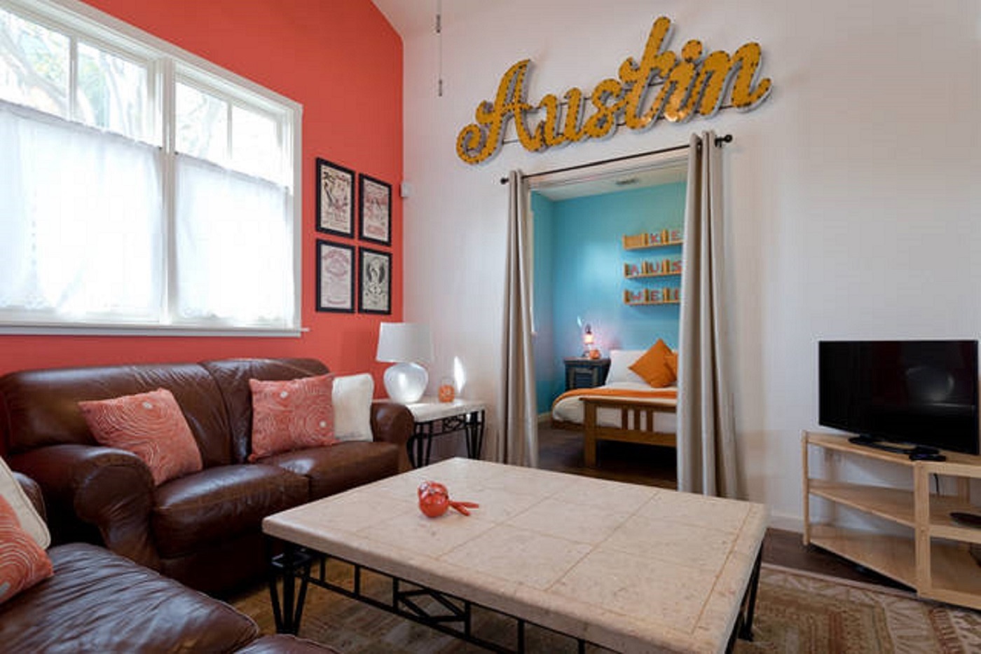 Main photo living room and private sleeping area