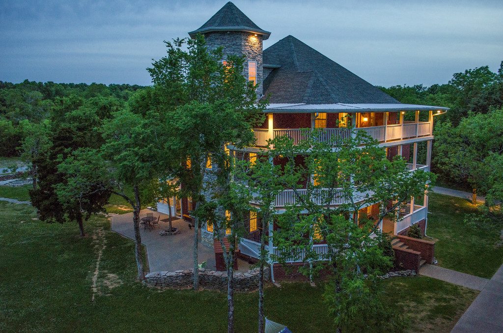 Dusk house view