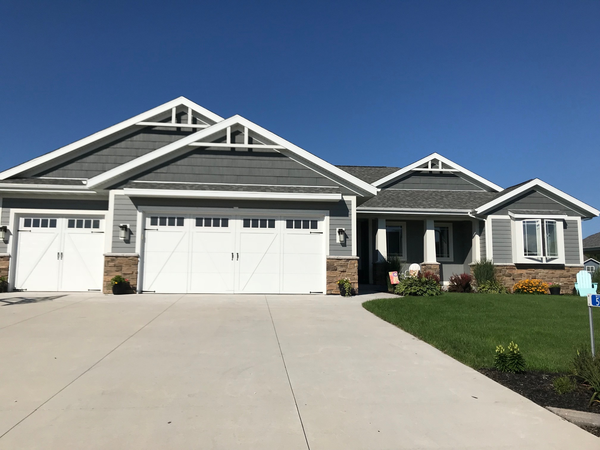 Outside front house