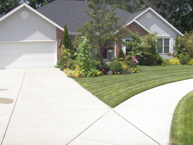 Beautiful ranch home in a wooded area.