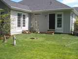 Back yard view of bedroom