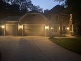 Front of house lit