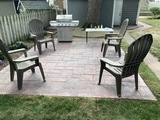 Patio with condiments