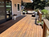 Deck facing north