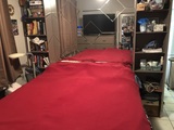 Bed foot of bed towards both bookcase shelves  img 4301