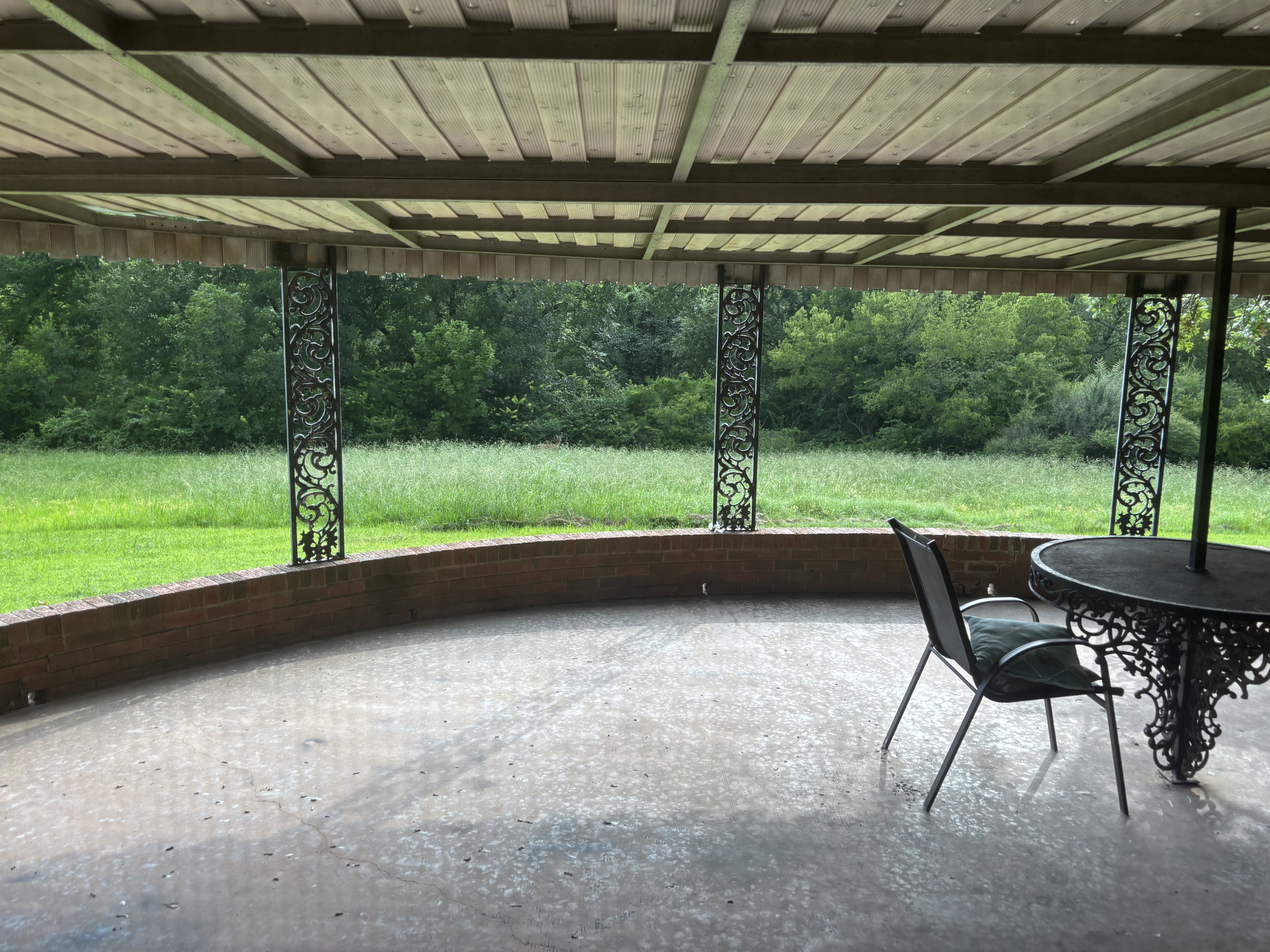 Backyard patio