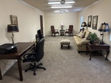 Living room office area