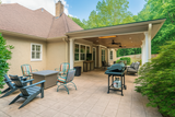 Cozy suburban patio retreat