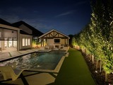 Pool at night