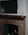 519 flat screen fire place